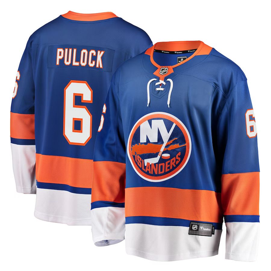 Men New York Islanders 6 Ryan Pulock Fanatics Branded Royal Breakaway Player NHL Jersey